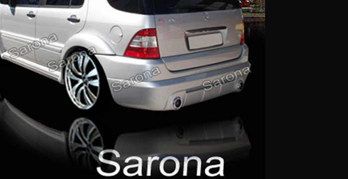 Custom Mercedes ML  SUV/SAV/Crossover Rear Bumper (1998 - 2005) - $890.00 (Part #MB-088-RB)